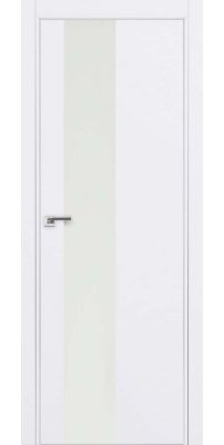 Межкомнатная дверь 5E аляска/белый лак, кромка матовая (190)